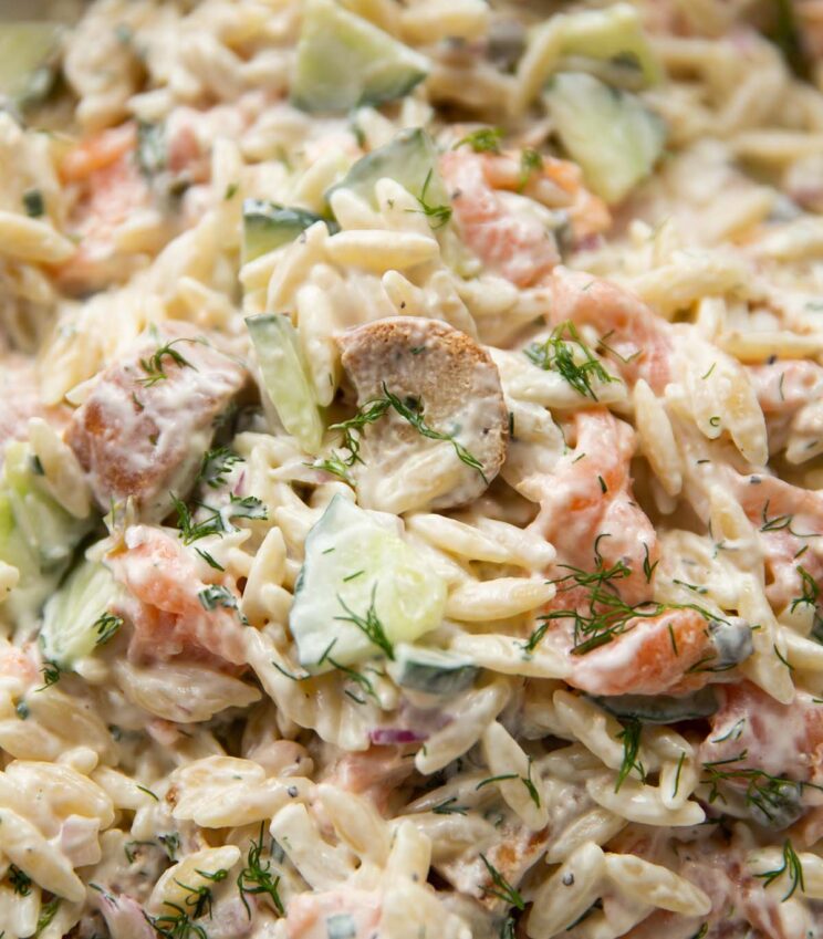 Smoked Salmon Pasta Salad