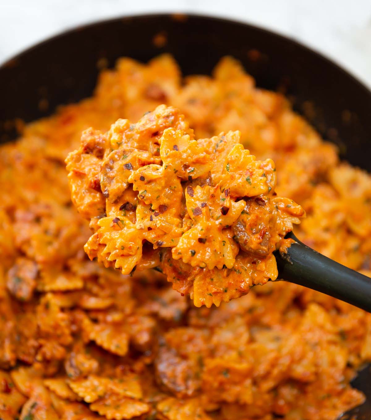 Chorizo Pasta (spicy & delicious)